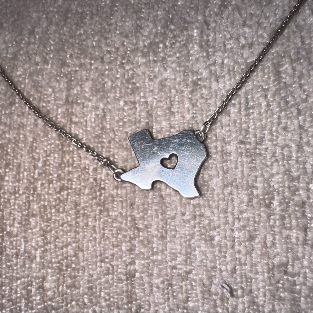 James Avery - Heart in Texas necklace (Retired)